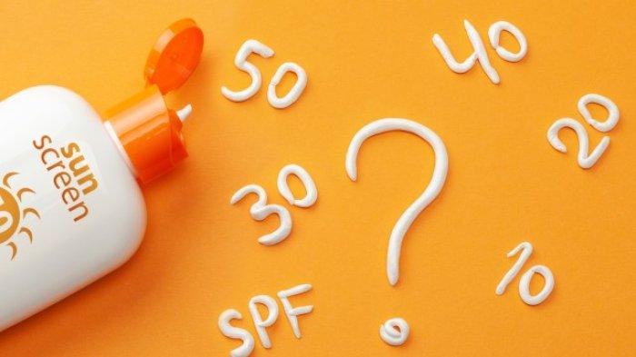 Ilustrasi aturan pakai sunscreen sesuai dengan spf