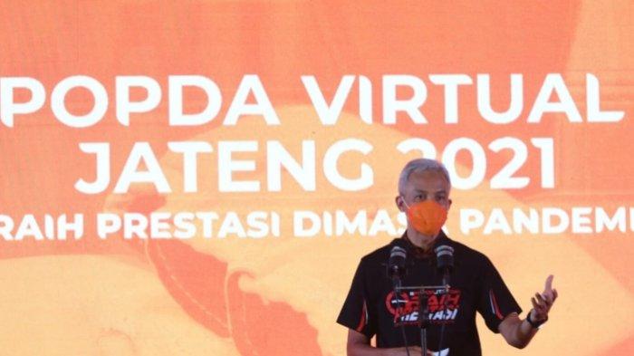 Digelar Hybrid, Gubernur Ganjar Pranowo Buka Pekan Olahraga Pelajar Daerah Jateng 2021.