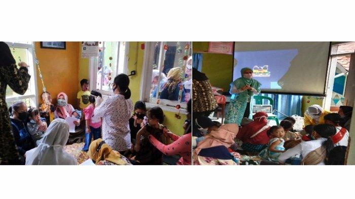 Kegiatan skrining balita dan pemaparan materi tentang pola asuh anak di RW 03(05/11/21)