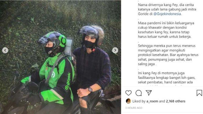 Seorang warganet dan juga selebgram asal Bandung, Adam Akbar. Membagikan pesan menyentuh dari seorang anak kepada ayahnya yang bekerja sebagai mitra pengemudi Gojek.