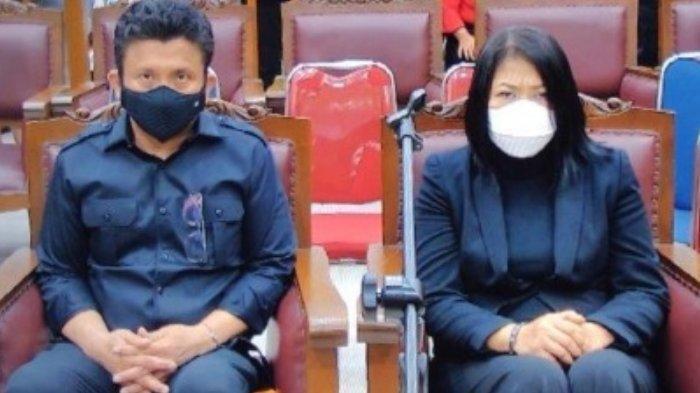 Ferdy Sambo dan Putri Candrawathi dalam ruang sidang utama Pengadilan Negeri (PN) Jakarta Selatan, Selasa (1/11/2022).
