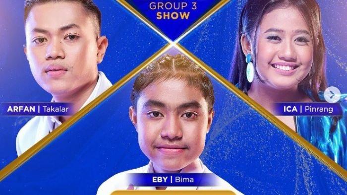 Peserta Grup 3 tampil di konser show babak Top 12 D Academy 5 Indosiar tadi malam, Kamis (10/11/2022).