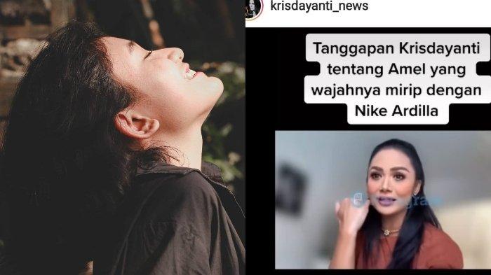Krisdayanti akui kemiripan Amel dengan Nike Ardille.