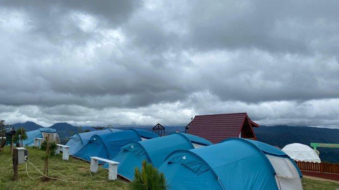 Suasana area camp ground di Taman Langit Pangalengan