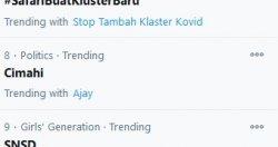 Cimahi trending topic setelah Wali Kota, Ajay M Priatna ditangkap KPK.
