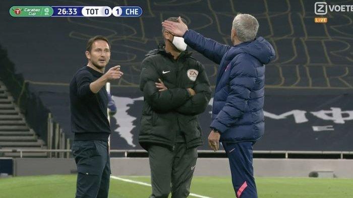 Frank Lampard dan Jose Mourinho adu mulut