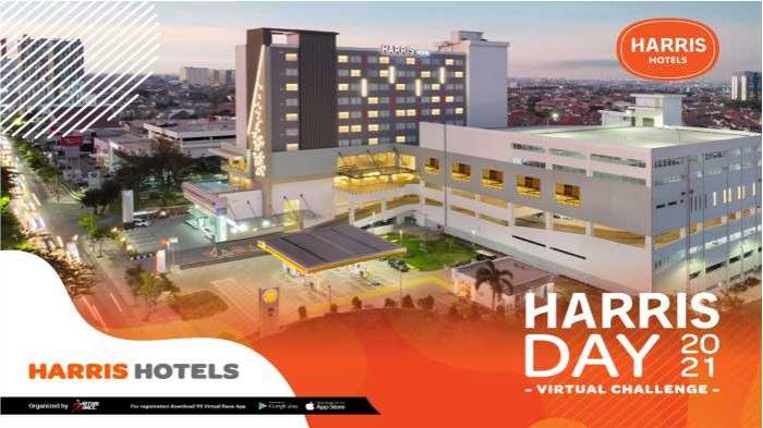 HARRIS Day 2021 sebuah kompetisi lari dan balap sepeda yang bertema Virtual Challenge: Rise and Race bekerjasama dengan 99 Virtual Race, sebuah platform aplikasi olahraga secara online yang dapat diikuti oleh semua kalangan dimanapun mereka berada.