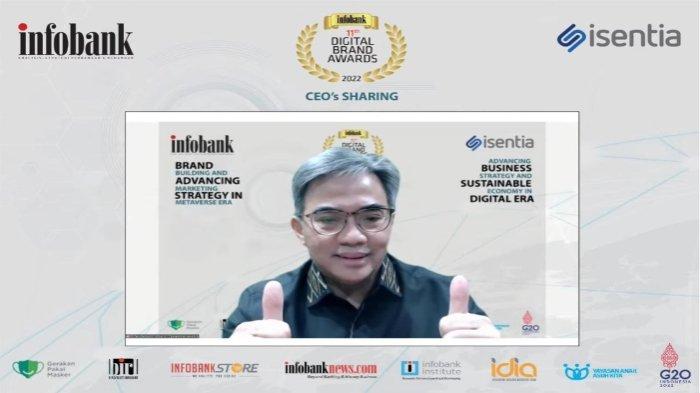 Direktur Operasional bank bjb Tedi Setiawan menerima langsung penghargaan secara virtual, pada Kamis 7 April 2022 di Jakarta