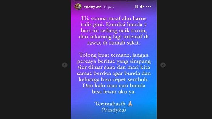 Kondisi Ashanty setelah positif Covid-19