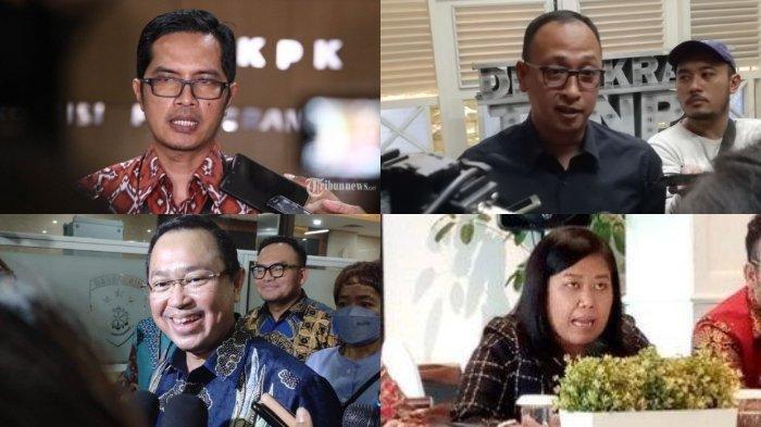 Tim kuasa hukum Ferdy Sambo. (Searah jarum jam) Eks Jubir KPK, Febri Diansyah; eks pegawa KPK, Rasamala Aritonang; Sarmauli Simangunsong; dan Arman Hanis.