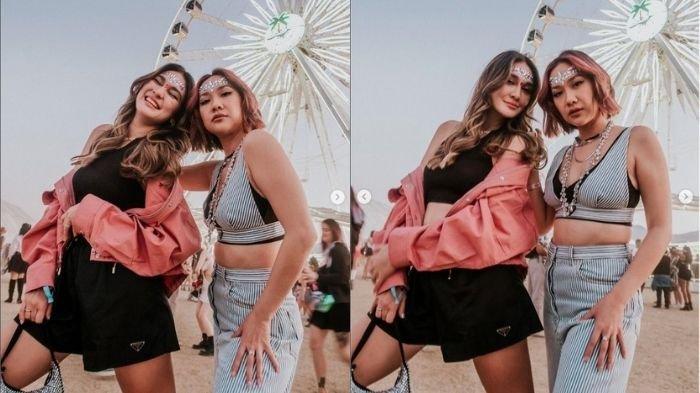 Adu gaya OORD Luna Maya dan BCL di Coachella.
