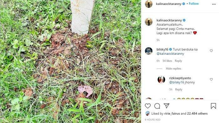 potret makam bayi Kalina dan Vicky Prasetyo