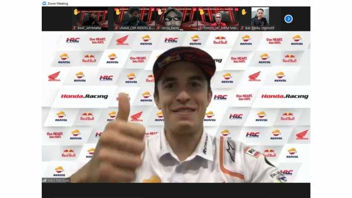 Marquez menyampaikan pesan kepada para pebalap belia binaan AHM