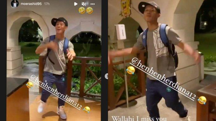 Mohammed Rashid masih kepikiran para pemain Persib, unggah postingan kenangan bersama Henhen Herdiana