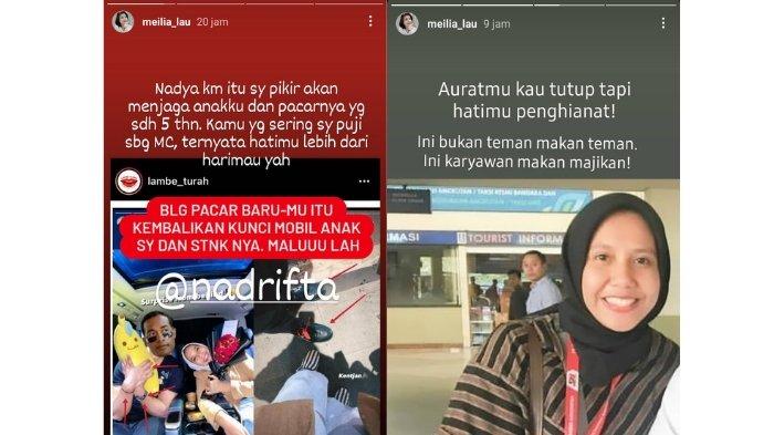 Pesan menohok Meilia Lau untuk Nadya Arifta.