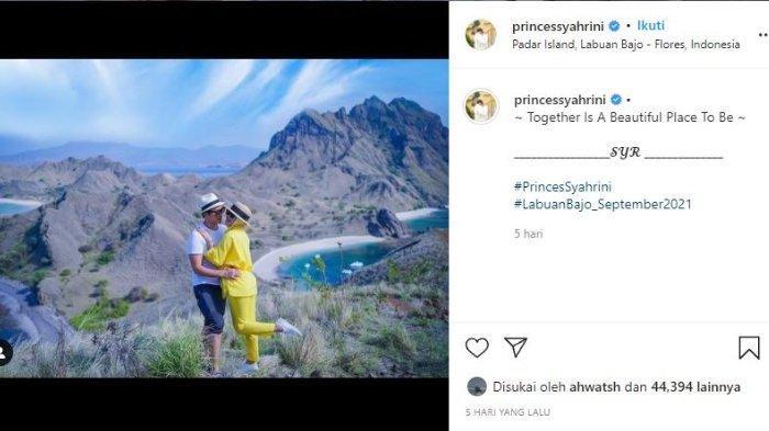 Romantisnya Syahrini menghabiskan liburan dengan Reino Barack