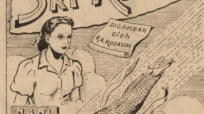 Tampilan perdana komik Sri Asih pada 1 Januari 1954