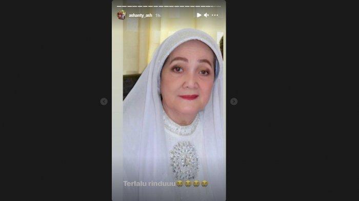 Tangkapan layar postingan story akun Instagram Ashanty.