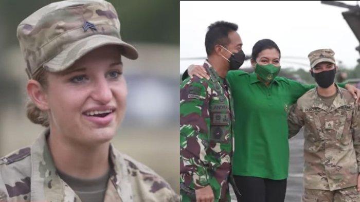 Sergeant Fairchild atau Sersan Halima yang buat KSAD Andika Perkasa dan istri terkesan karena jago Bahasa Indonesia.