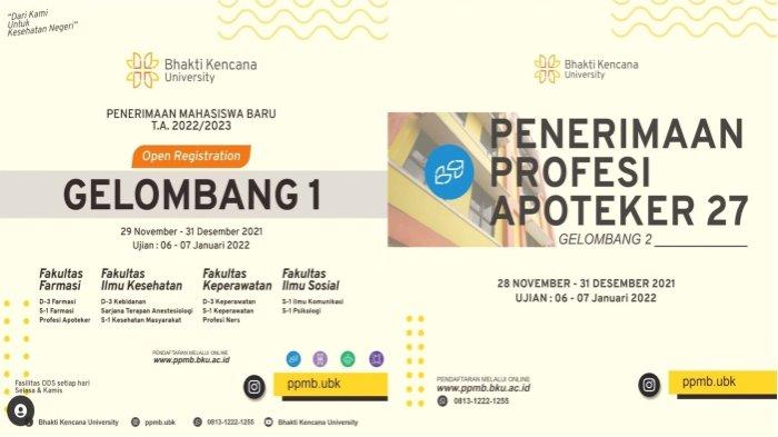 ubk penerimaan mahasiswa baru gelombang 1