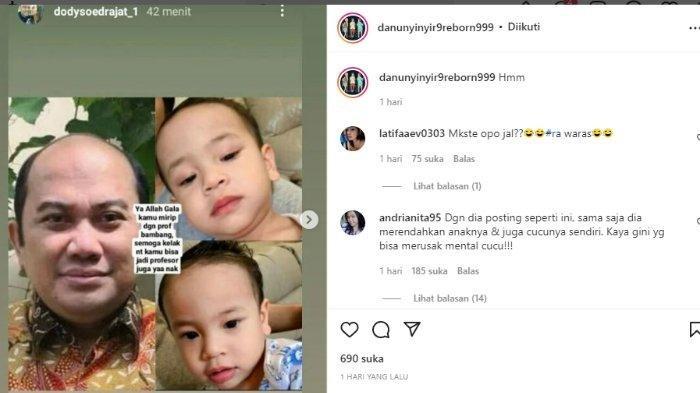 Unggahan Doddy Sudrajat menyebut Gala mirip dengan Prof Bambang