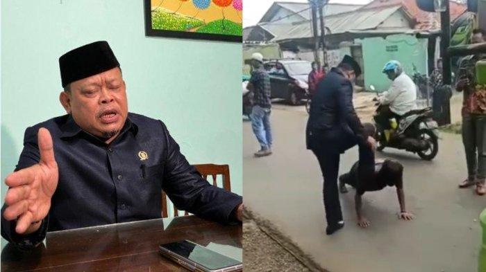 Viral aksi Wakil Ketua DPRD Kota Depok Tajudin Tabri ngamuk menyuruh push up sembari menginjak tubuh sopir truk dan guling-guling di aspal jalan, Jumat (23/9/22022). Terkini, si sopir truk telah membuat laporan kepolisian ke Polres Kota Depok, namun dia bakal dpertemukan dengan Tajudin Tabri untuk dimediasi pada Senin (26/9/2022).