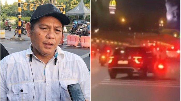 Anggota DPRD Kota Bekasi Arif Rahman Hakim (kiri) mendesak pihak kepolisian segera merampungkan gelar perkara kasus tabrak lari yang menimpa anaknya, Muhammad Naufal Rahman (25) di Jalan Harapan Indah, Medan Satria, Kota Bekasi Rabu (9/11/2022).