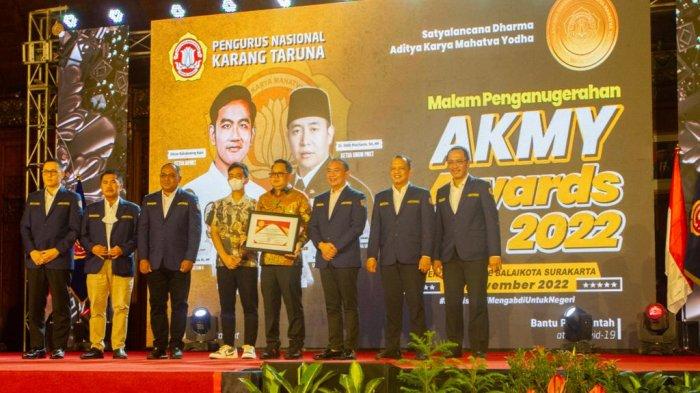 Didik Mukrianto dalam bulan Bakti Karang Taruna tingkat nasional di Solo, Jawa Tengah pada 29 November sampai 1 Desember 2024.