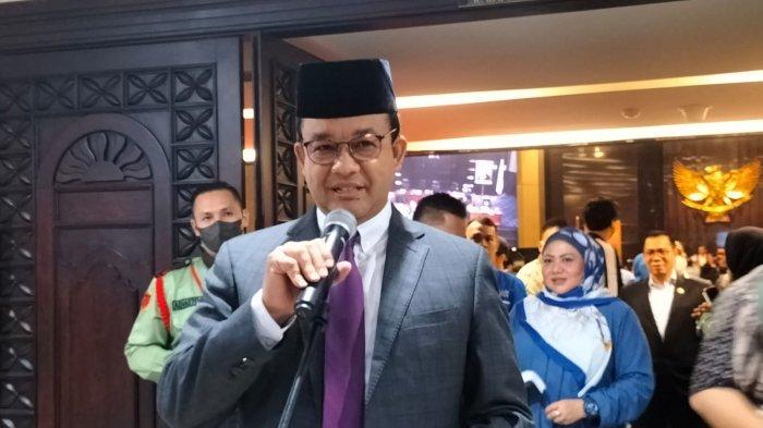 Gubernur DKI Jakarta Anies Baswedan di Gedung DPRD DKI Jakarta, Selasa (2/8/2022)