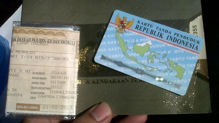 Ilustrasi KTP STNK BPKB