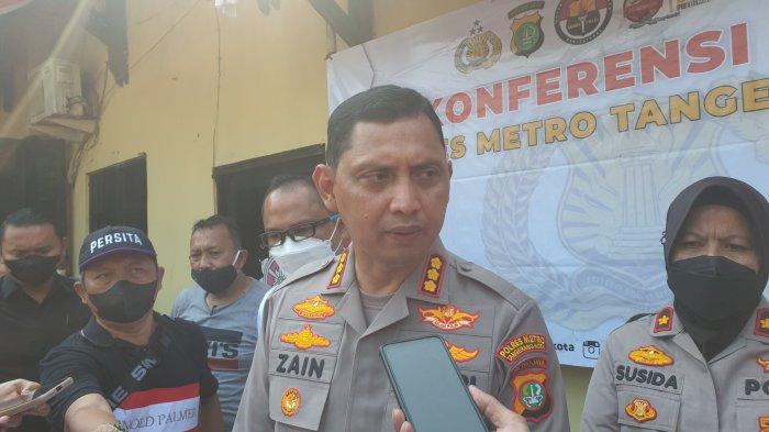 Kapolres Metro Tangerang Kota, Kombes Pol Zain Dwi Nugroho saat ditemui di Mapolsek Batuceper usai ungkap kasus begal, Senin (1/8/2022).