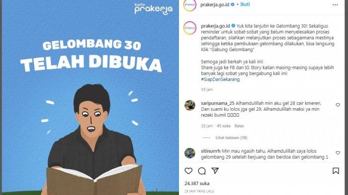 Pendaftaran Kartu Prakerja Gelombang 30 Telah Dibuka, Simak Tipsnya Agar Lolos Seleksi