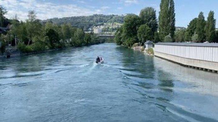 Kawasan Bendungan Engehalde di Bern, Swiss, tempat dtemukannya jenazah Emmeril Khan Mumtadz alias Eri, putra Ridwan Kamil dan Bunda Atalia.