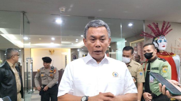 Ketua DPRD DKI Jakarta Prasetyo Edi Marsudi di Gedung DPRD DKI, Jakarta Pusat, Senin (12/9/2022)