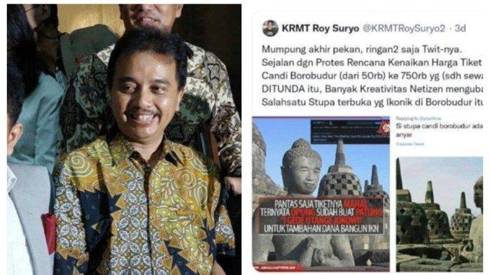 Kolase Foto Eks Menpora Roy Suryo.