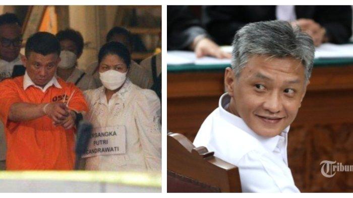 Kolase Foto Ferdy Sambo, Putri Candrawathi dan Hendra Kurniawan.