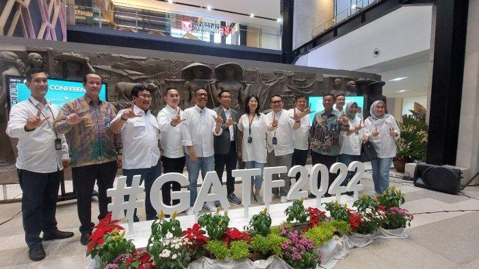 Konferensi pers Garuda Indonesia Travel Fair (GATF) 2022 digelar di Sarinah Jakarta Pusat, Rabu (19/10/2022).