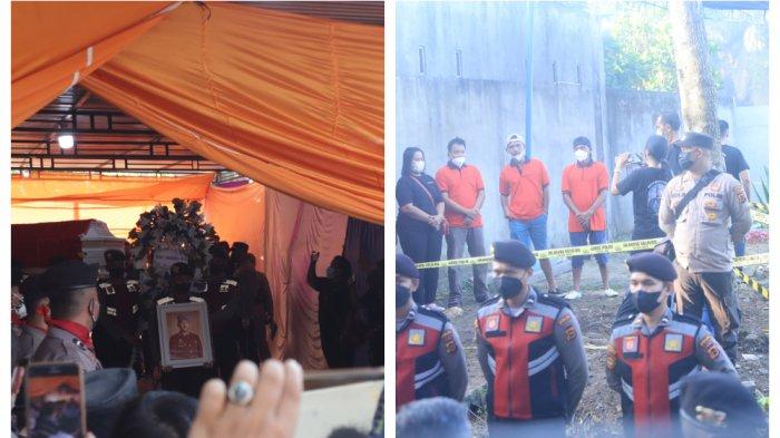Proses Ekshumasi atau autopsi ulang jenazah Brigadir J di Jambi, Rabu (27/7/2022).