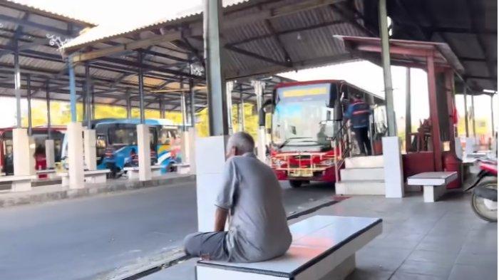 Suasana di Terminal Kartasura yang dulunya merupakan bekas lokalisasi.