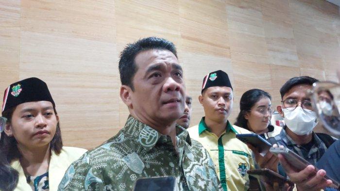 Wagub DKI Jakarta Ahmad Riza Patria saat ditemui di Perpustakaan Nasional, Jakarta Pusat, Minggu (25/9/2022).