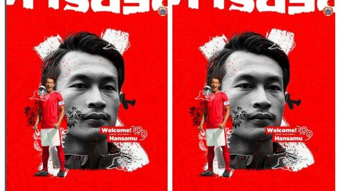 Hansamu Yama Pranata diperkenalkan menjadi pemain baru Persija Jakarta untuk musim depan.