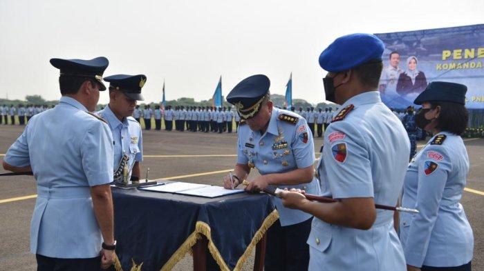 Komandan Lanud Halim Perdanakusuma, Kolonel Pnb Adrian Pangarapan Damanik di Lanud Halim Perdanakusuma, Selasa (20/9/2022)