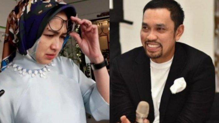 Airin Rachmi Diany (kiri) dan Ahmad Sahroni (kanan).