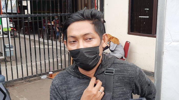 Ajie Fadillah saat dijumpai di Mapolres Bekasi Kota, Rabu (7/4/2021).
