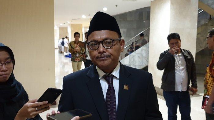 Anggota DPRD DKI Fraksi Gerindra Syarif saat ditemui di DPRD DKI, Kebon Sirih, Jakarta Pusat, Senin (21/10/2019).