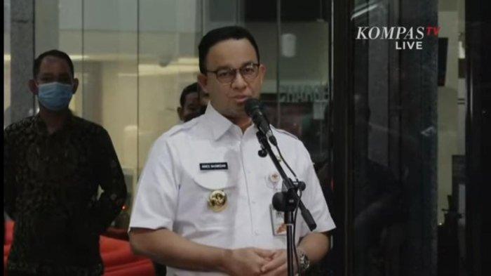 Gubernur DKI Jakarta Anies Baswedan usai diperiksa KPK, Rabu (7/9/2022)