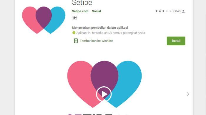 Aplikasi pencari jodoh Setipe