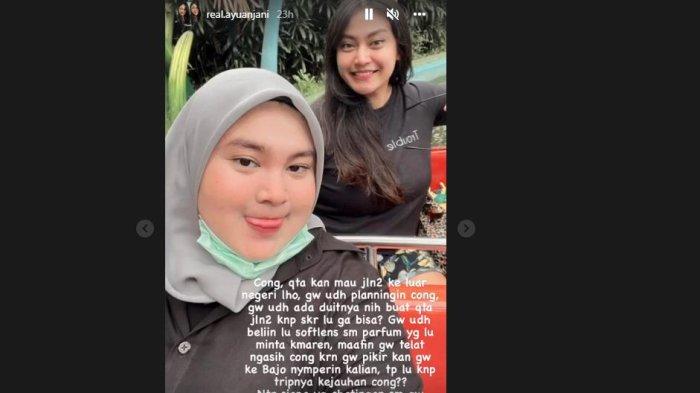 Ayu Anjani tulis pesan haru untuk mendiang adiknya.