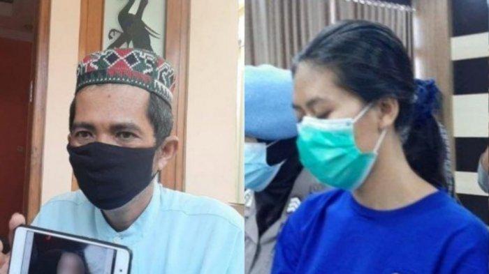Bandiman, ayah Naba korban sate sianida (Kiri). Nani, pengirim sate sianida mengaku menyesal (kanan).
