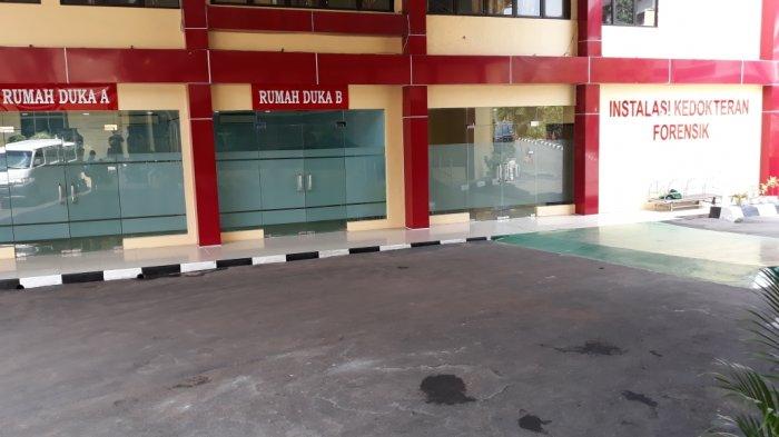 Tampak Instalasi Forensik RS Polri Kramat Jati yang jadi lokasi identifikasi jenazah di Jakarta Timur, Rabu (8/9/2021).